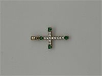 Charm Gioielleria Dossena  in Oro bianco Zircone CHOR-67-253